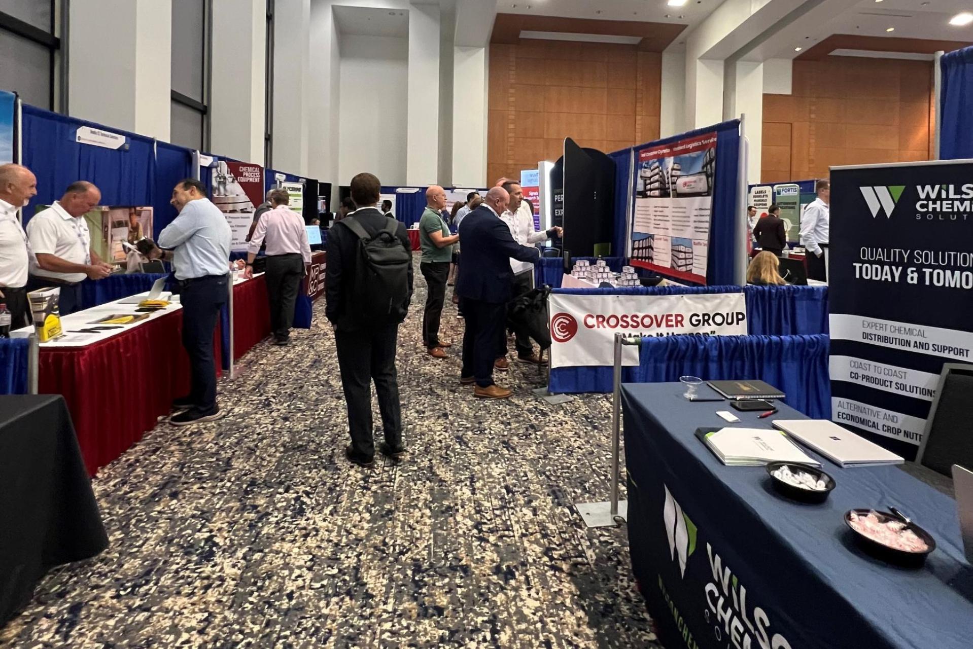 Ballroom exhibits at 2024 Specialty and Agro Chemicals America Show