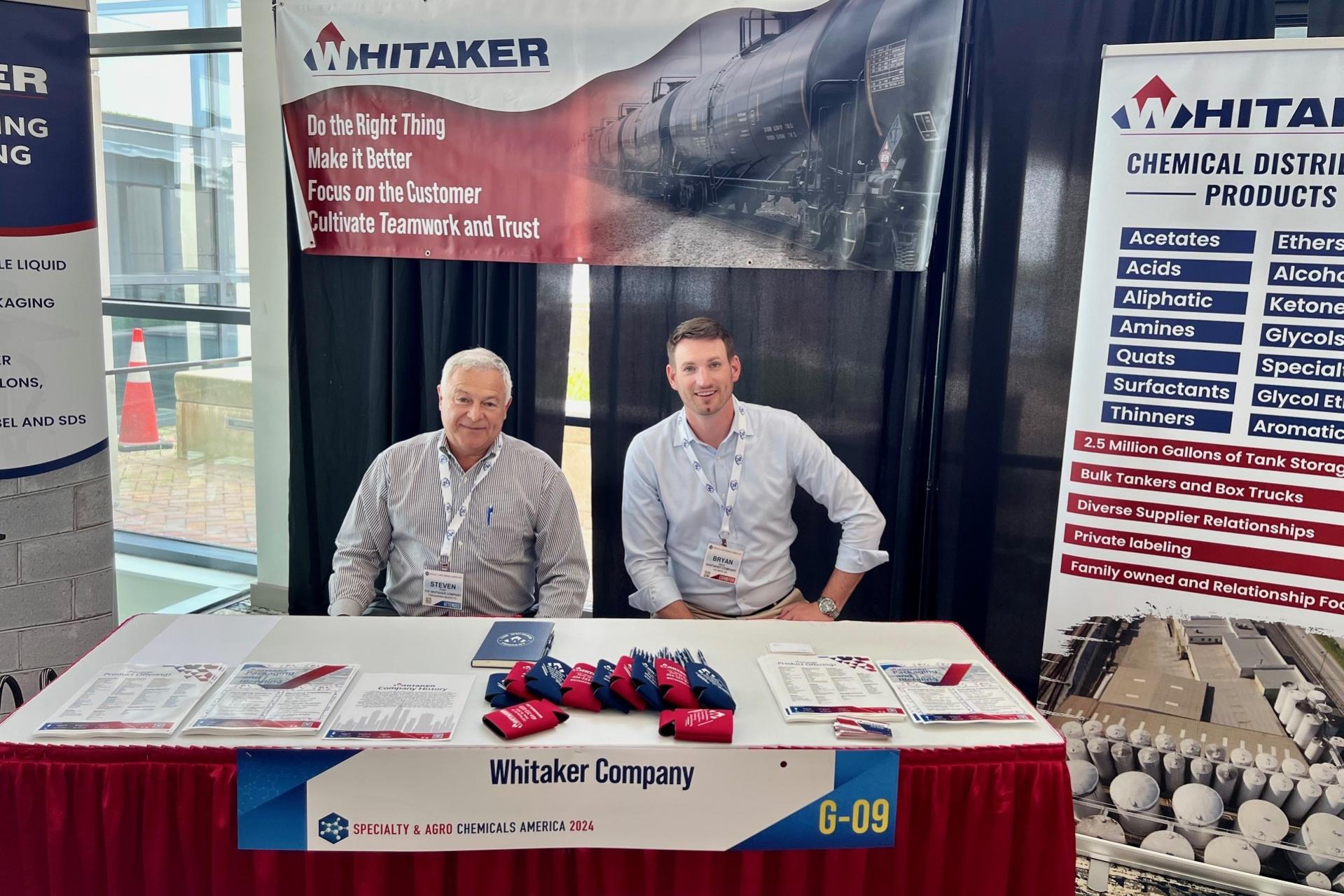 Whitaker Exhibit at 2024 Specialty and Agro Chemicals America Show